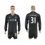 Liverpool #31 Sterling Away Long Sleeves Soccer Club Jersey