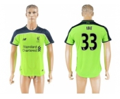 Liverpool #33 IBE Sec Away Soccer Club Jersey1