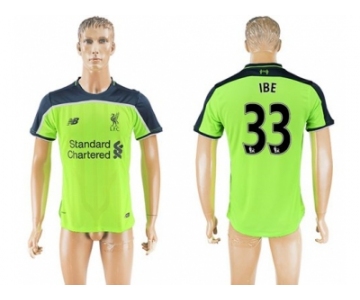 Liverpool #33 IBE Sec Away Soccer Club Jersey1