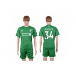 Liverpool #34 Bogdan Green Goalkeeper Soccer Club Jersey