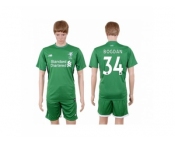 Liverpool #34 Bogdan Green Goalkeeper Soccer Club Jersey