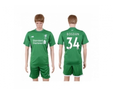 Liverpool #34 Bogdan Green Goalkeeper Soccer Club Jersey