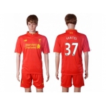 Liverpool #37 Skrtel Red Home Soccer Club Jersey