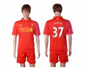 Liverpool #37 Skrtel Red Home Soccer Club Jersey