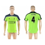 Liverpool #4 Toure Sec Away Soccer Club Jersey1