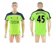 Liverpool #45 Balotelli Sec Away Soccer Club Jersey1