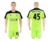 Liverpool #45 Balotelli Sec Away Soccer Club Jersey