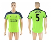 Liverpool #5 Agger Sec Away Soccer Club Jersey1