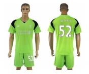 Liverpool #52 Ward Green Goalkeeper Soccer Club Jersey