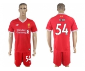 Liverpool #54 OJO Red Home Soccer Club Jersey