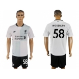 Liverpool #58 Woodburn Away Soccer Club Jersey