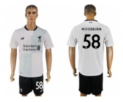 Liverpool #58 Woodburn Away Soccer Club Jersey