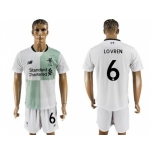 Liverpool #6 Lovren Away Soccer Club Jersey1