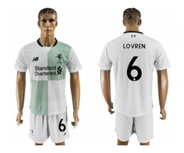 Liverpool #6 Lovren Away Soccer Club Jersey1