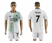 Liverpool #7 Milner Away Soccer Club Jersey1