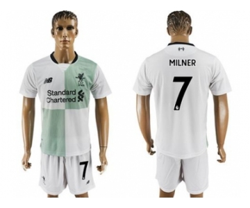 Liverpool #7 Milner Away Soccer Club Jersey1