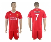 Liverpool #7 Milner Red Home Soccer Club Jersey