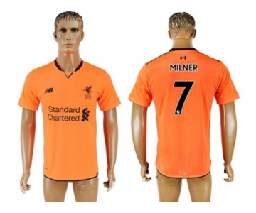 Liverpool #7 Milner Sec Away Soccer Club Jersey