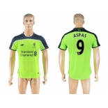 Liverpool #9 Aspas Sec Away Soccer Club Jersey1