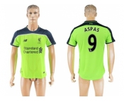 Liverpool #9 Aspas Sec Away Soccer Club Jersey1