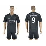 Liverpool #9 Benteke Away Soccer Club Jersey