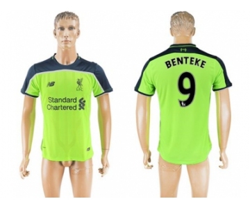 Liverpool #9 Benteke Sec Away Soccer Club Jersey1