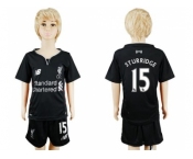 Liverpool #15 Sturridge Away Kid Soccer Club Jersey1