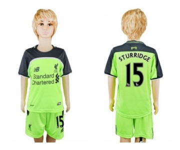 Liverpool #15 Sturridge Sec Away Kid Soccer Club Jersey