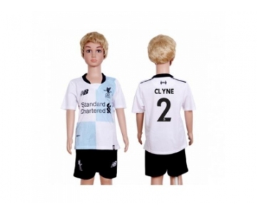 Liverpool #2 Clyne Away Kid Soccer Club Jersey