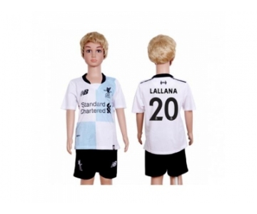 Liverpool #20 Lallana Away Kid Soccer Club Jersey