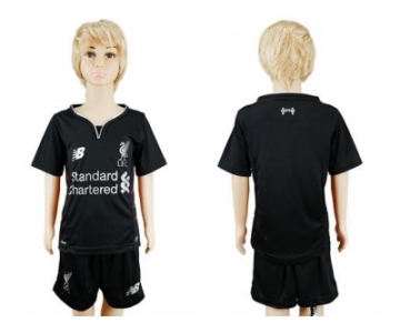 Liverpool Blank Away Kid Soccer Club Jersey1