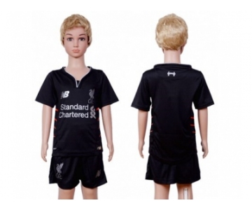 Liverpool Blank Away Kid Soccer Club Jersey2