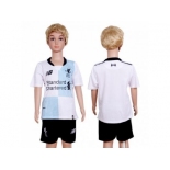 Liverpool Blank Away Kid Soccer Club Jersey