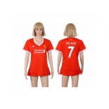 Women's Liverpool #7 Milner Red Home Soccer Club Jersey