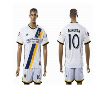 Los Angeles Galaxy #10 DONOVAN White Home Soccer Club Jersey