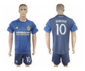 Los Angeles Galaxy #10 Donovan Away Soccer Club Jersey