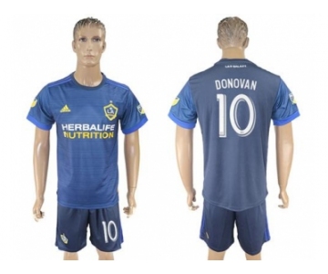 Los Angeles Galaxy #10 Donovan Away Soccer Club Jersey