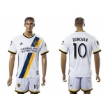 Los Angeles Galaxy #10 Donovan Home Soccer Club Jersey