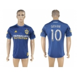 Los Angeles Galaxy #10 Giovani Away Soccer Club Jersey 1