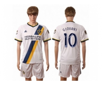 Los Angeles Galaxy #10 Giovani Home Soccer Club Jersey 1