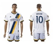 Los Angeles Galaxy #10 Giovani Home Soccer Club Jersey