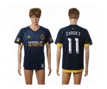 Los Angeles Galaxy #11 Zardes Away Soccer Club Jersey 3