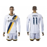 Los Angeles Galaxy #11 Zardes Home Long Sleeves Soccer Club Jersey