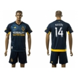 Los Angeles Galaxy #14 Rogers Away Soccer Club Jersey 2