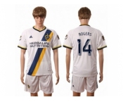 Los Angeles Galaxy #14 Rogers Home Soccer Club Jersey 1