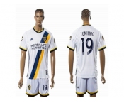 Los Angeles Galaxy #19 JUNINHO White Home Soccer Club Jersey