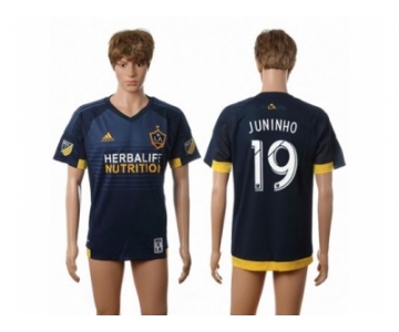 Los Angeles Galaxy #19 Juninho Away Soccer Club Jersey 3