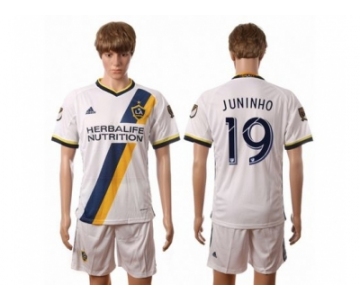 Los Angeles Galaxy #19 Juninho Home Soccer Club Jersey 1