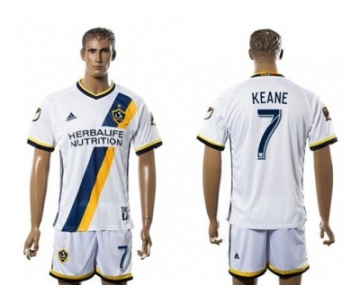 Los Angeles Galaxy #7 Keane Home Soccer Club Jersey