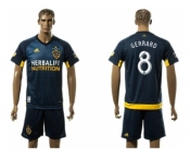 Los Angeles Galaxy #8 Gerrard Away Soccer Club Jersey 2